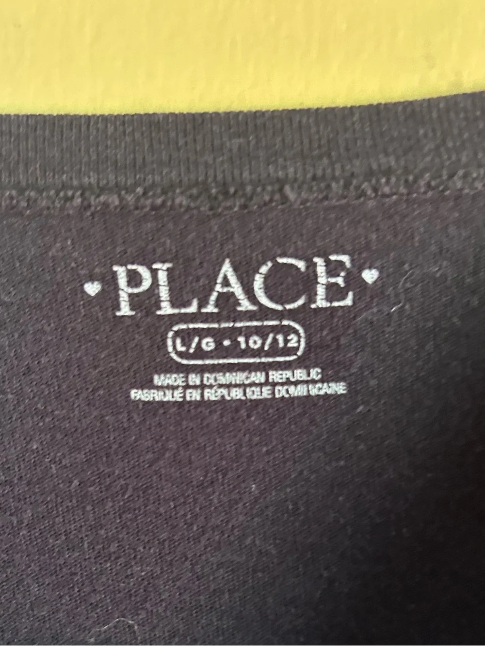 The Children's Place Black Tee with Green-Eyed Cat Graphic